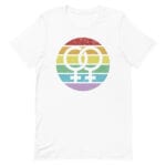 Lesbian Pride Retro Female Symbol Tshirt