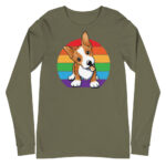 Corgi LGBTQ Pride Long Sleeve Tshirt