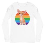 Chihuahua LGBTQ Pride Long Sleeve Tshirt