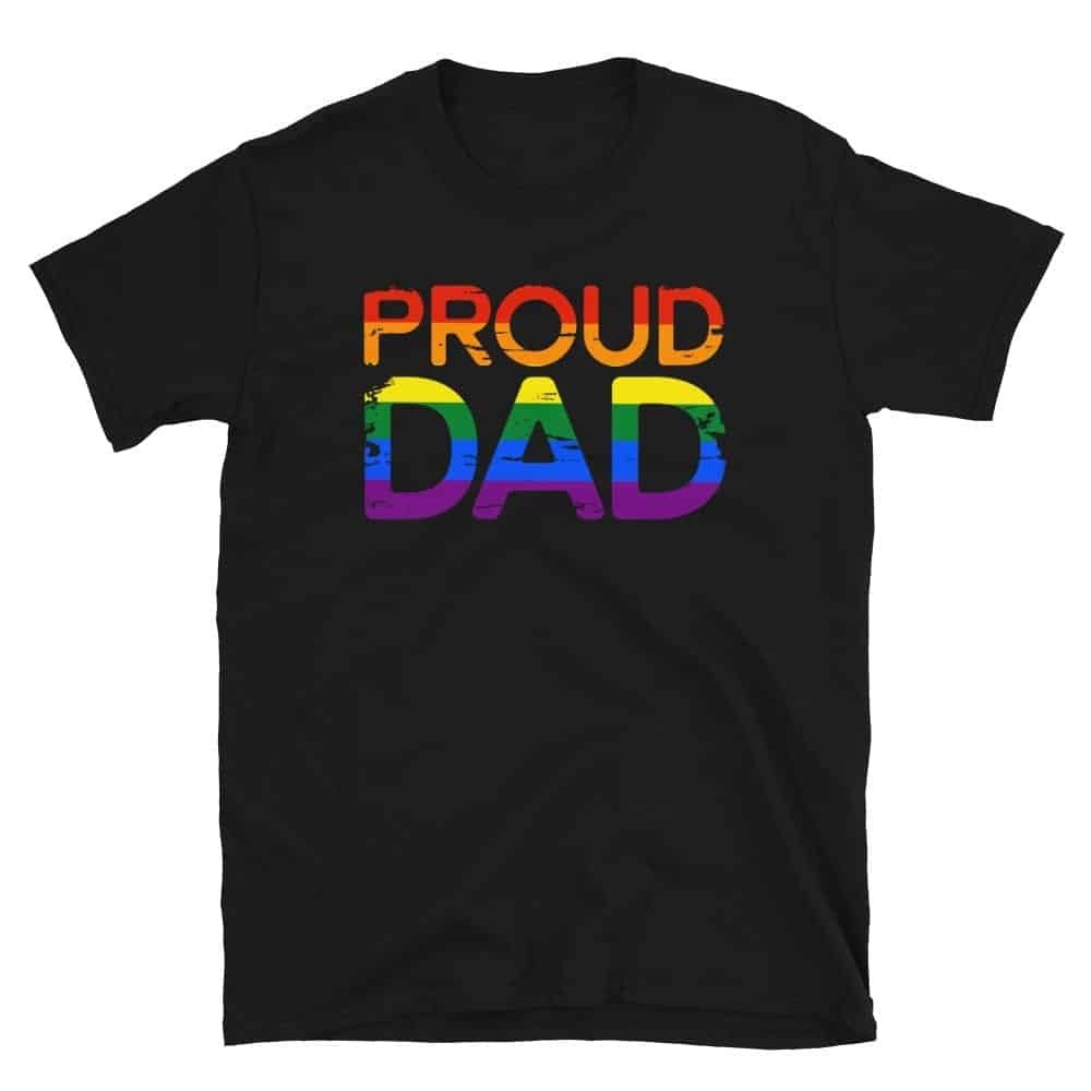 Gay Pride Proud Dad Tshirt