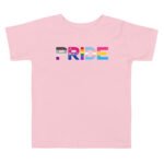 Toddler gay pride tshirt pink