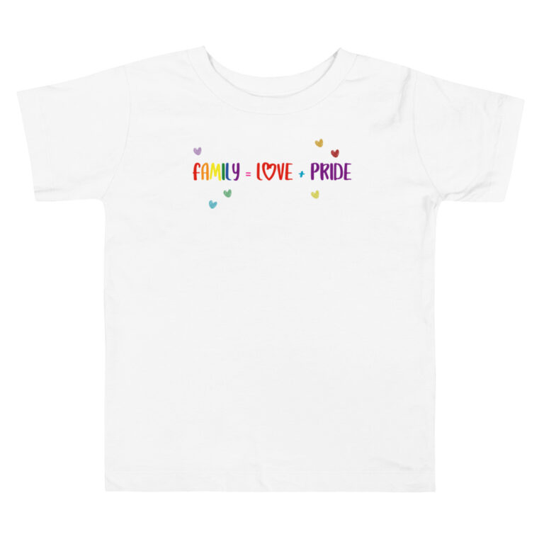 LGBTQ Family Love Pride Toddler Shirt
