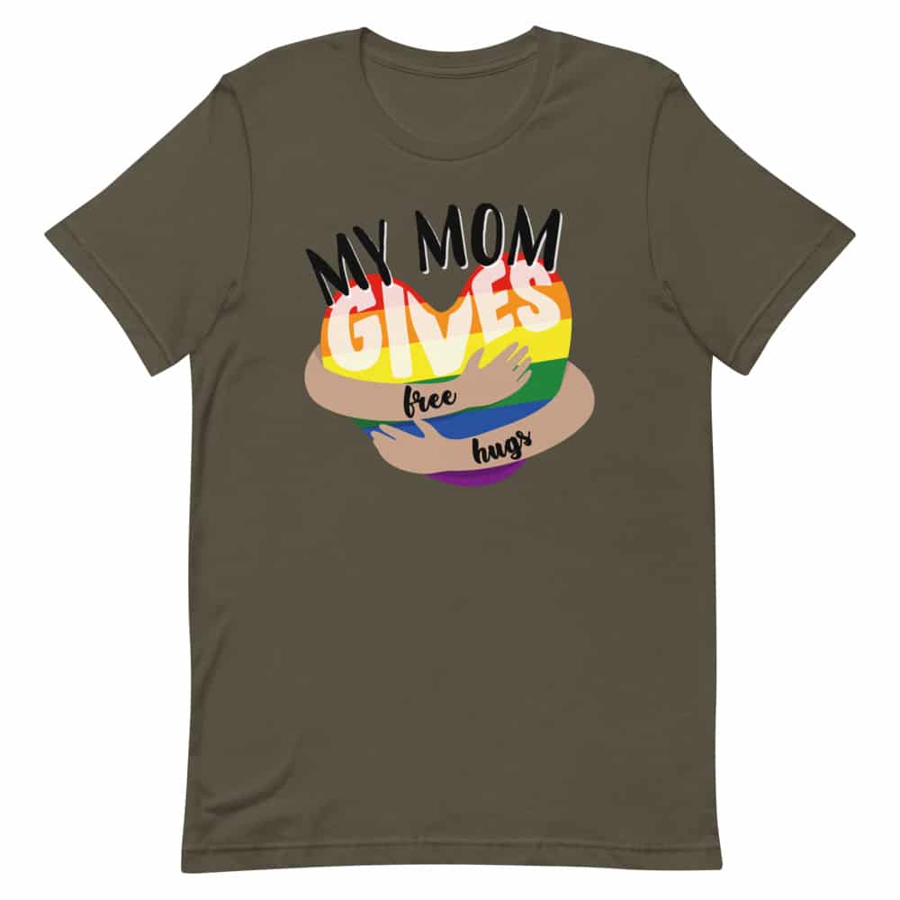 Premium Vector  A shirt that says a mother's hug lets go.