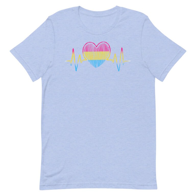 Pansexual Heartbeat Pride Shirt