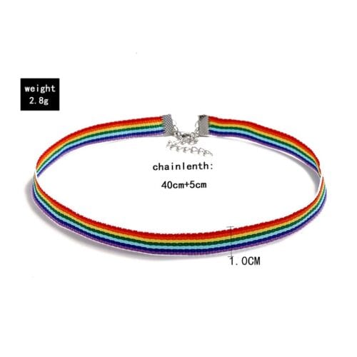 Lgbtq Gay Pride Jewelry Rainbow Rings Necklace Pride Bracelets