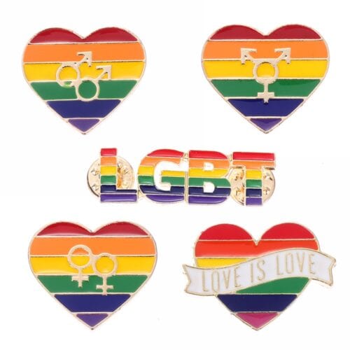 Lgbtq Gay Pride Jewelry Rainbow Rings Necklace Pride Bracelets