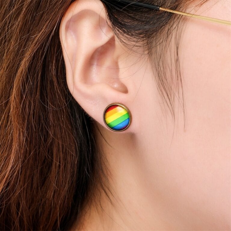 Lgbtq Gay Pride Jewelry Rainbow Rings Necklace Pride Bracelets